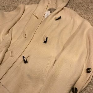 Cream Poncho